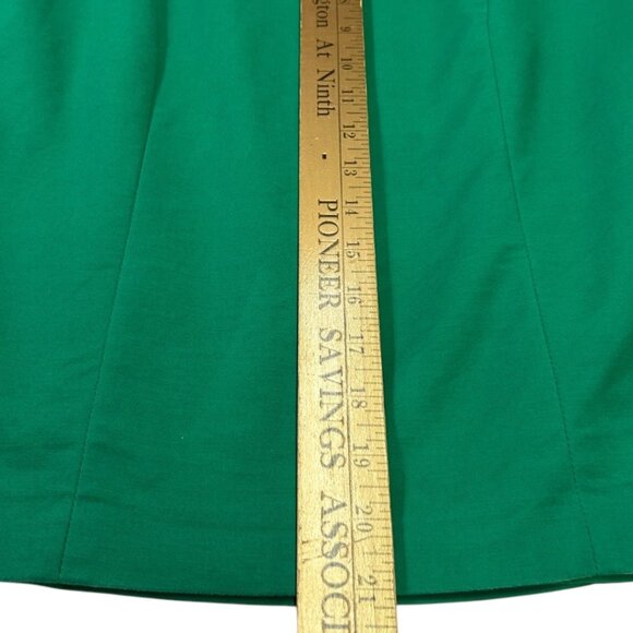 Calvin Klein Green Pencil Skirt - Size 8 - Picture 4 of 7